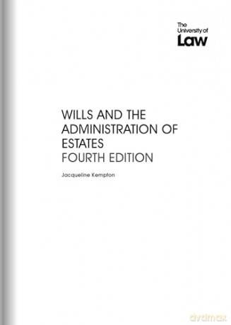 SQE - Wills and the Administration of Estates 4e - Jacqui Kempton [KSIĄŻKA]