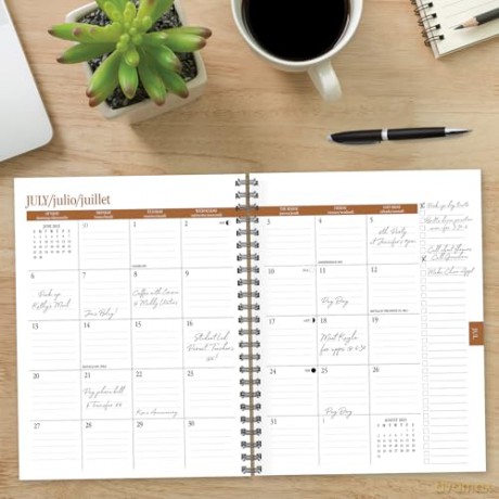 Starry Night 2025 Spiral Weekly Planner [KSIĄŻKA]