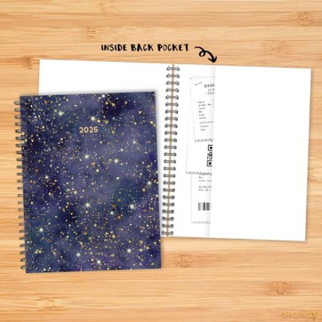 Starry Night 2025 Spiral Weekly Planner [KSIĄŻKA]
