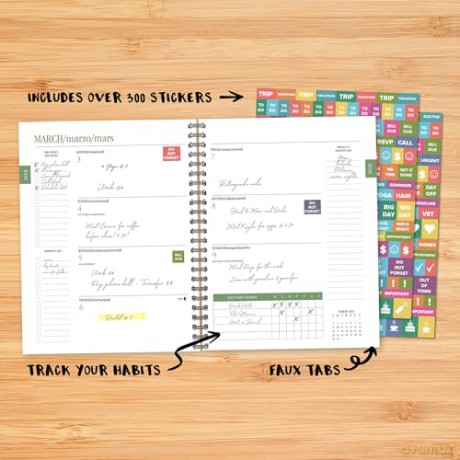 Starry Night 2025 Spiral Weekly Planner [KSIĄŻKA]