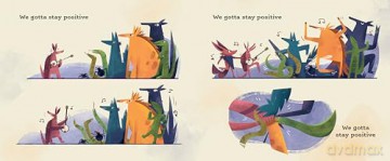Stay Positive: A Children's Picture Book - The Hold Steady [KSIĄŻKA]