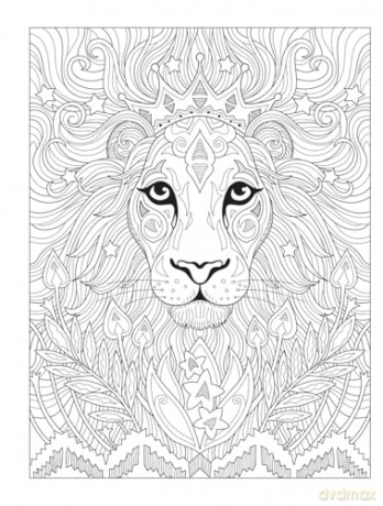 Stay Wild: A Coloring Book Menagerie by Marjorie Sarnat (Dover Adult Coloring Books) - Marjorie Sarnat [KSIĄŻKA]