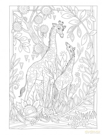 Stay Wild: A Coloring Book Menagerie by Marjorie Sarnat (Dover Adult Coloring Books) - Marjorie Sarnat [KSIĄŻKA]