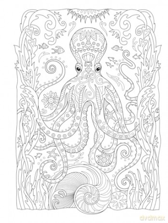 Stay Wild: A Coloring Book Menagerie by Marjorie Sarnat (Dover Adult Coloring Books) - Marjorie Sarnat [KSIĄŻKA]