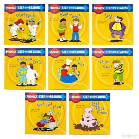 Step into Reading Phonics First Steps, Set 1 (Phonics Boxed Sets) - Ron Lieser [KSIĄŻKA]