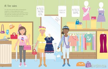 Sticker Dolly Dressing Shopping - Fiona Watt [KSIĄŻKA]