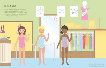 Sticker Dolly Dressing Shopping - Fiona Watt [KSIĄŻKA]