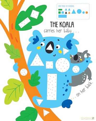 Sticker Fun: Learn About Animals - Logan Powell [KSIĄŻKA]