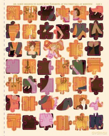 Sticker Jigsaw: Pride and Prejudice - Austen [KSIĄŻKA]