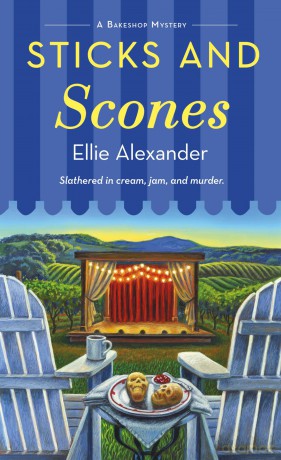 Sticks and Scones: A Bakeshop Mystery: 19 - Ellie Alexander [KSIĄŻKA]