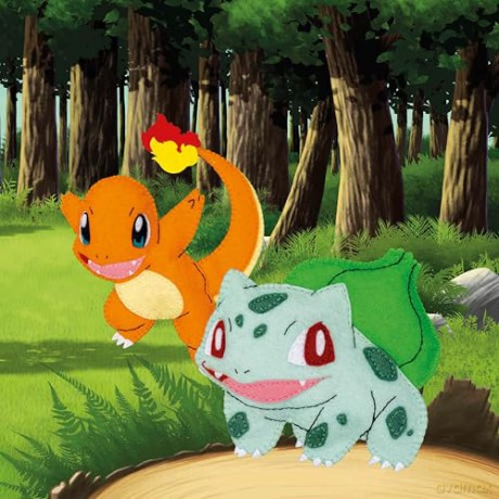 Stitch 50 Pokémon: Easy sewing patterns for adorable Pokémon felties - Alison J Reid [KSIĄŻKA]