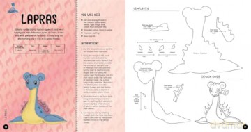 Stitch 50 Pokémon: Easy sewing patterns for adorable Pokémon felties - Alison J Reid [KSIĄŻKA]