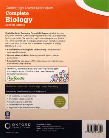 Student Book (Second Edition) (Cambridge Lower Secondary Complete Biology) - Ann Fullick [KSIĄŻKA]