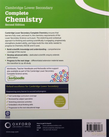 Student Book (Second Edition) (Cambridge Lower Secondary Complete Chemistry) - Philippa Gardom Hulme [KSIĄŻKA]