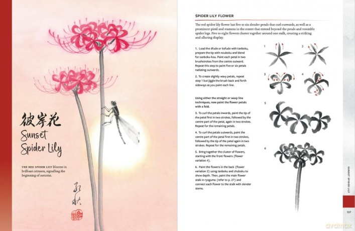 Sumi-e: The Mindful Art of Japanese Ink Painting - Akemi Lucas [KSIĄŻKA]