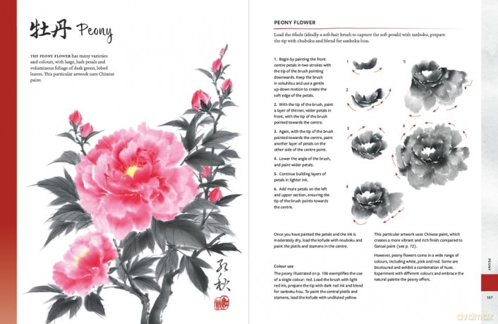 Sumi-e: The Mindful Art of Japanese Ink Painting - Akemi Lucas [KSIĄŻKA]