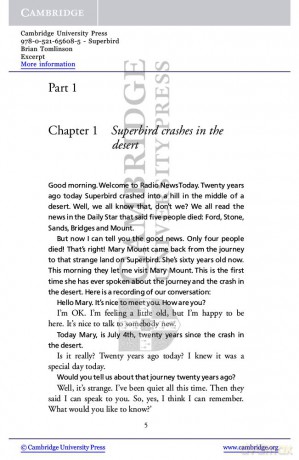 Superbird Level 2 (Cambridge English Readers) - Brian Tomlinson [KSIĄŻKA]