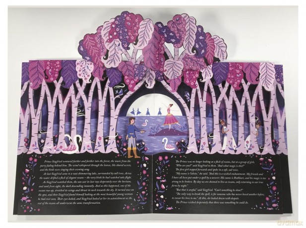 Swan Lake: An Enchanting Pop-up Classic (Gilded Fairytales) - Ruth Symons [KSIĄŻKA]
