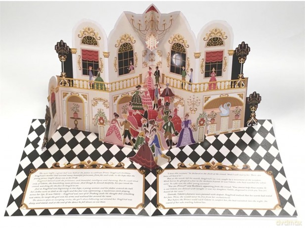 Swan Lake: An Enchanting Pop-up Classic (Gilded Fairytales) - Ruth Symons [KSIĄŻKA]