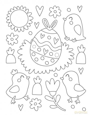 Sweet Easter Coloring Book - Clorophyl Editions [KSIĄŻKA]