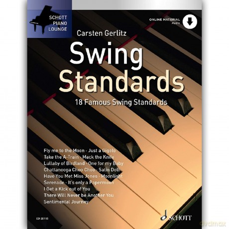 Swing Standards: 18 famous Swing Standards für Klavier - Carsten Gerlitz [KSIĄŻKA]
