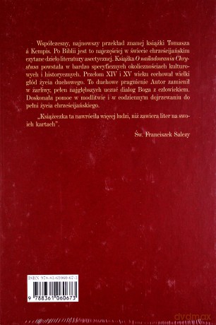 O naśladowaniu Chrystusa [KSĄŻKA]