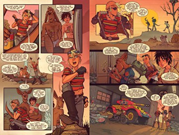 Tank Girl Trilogy Box Set (GOLD, WORLD WAR, 2 GIRLS 1 TANK): Gold, World War Tank Girl and Tank Girl: Two Girls, One Tank - Alan Martin [KSIĄŻKA]