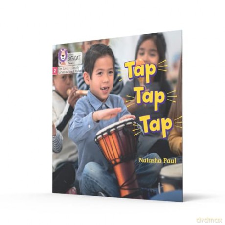 Tap, Tap, Tap: Phase 2 Set 1 Blending practice (Big Cat Phonics for Little Wandle Letters and Sounds Revised) - Natasha Paul [KSIĄŻKA]