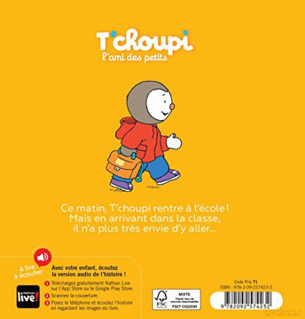 T'choupi: T'choupi rentre a l'ecole: 14 - Thierry Courtin [KSIĄŻKA]