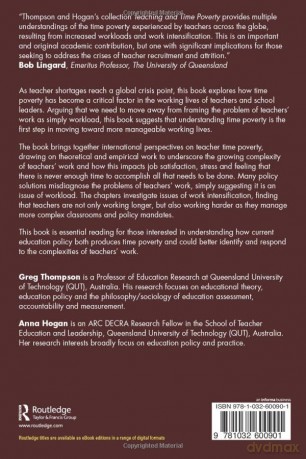 Teaching and Time Poverty: Understanding Workload and Work Intensification in Schools - Greg Thompson [KSIĄŻKA]