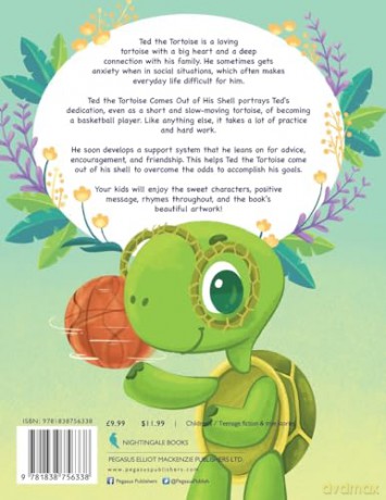 Ted the Tortoise Comes Out of His Shell - Brandon Crawford [KSIĄŻKA]