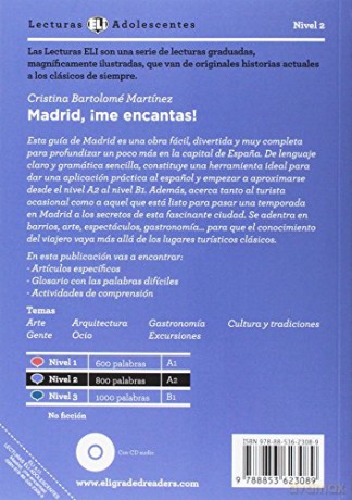 Teen ELI Readers - Spanish: Madrid me encantas! - Cristina Bartolome Martinez [KSIĄŻKA]