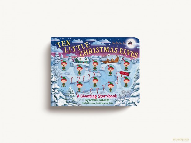 Ten Little Christmas Elves: A Counting Storybook (Magical Counting Storybooks) - Amanda Sobotka [KSIĄŻKA]