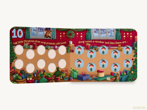Ten Little Christmas Elves: A Counting Storybook (Magical Counting Storybooks) - Amanda Sobotka [KSIĄŻKA]