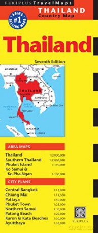 Thailand Travel Map (Periplus Travelmaps) - Periplus Editions [KSIĄŻKA]