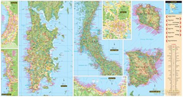 Thailand Travel Map (Periplus Travelmaps) - Periplus Editions [KSIĄŻKA]