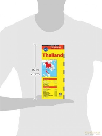 Thailand Travel Map (Periplus Travelmaps) - Periplus Editions [KSIĄŻKA]