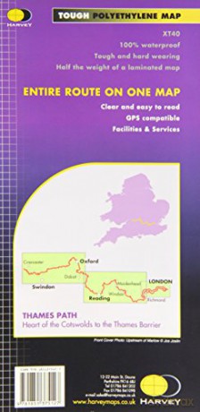 Thames Path: XT40 (Route Map Series): 1 (Trail Map XT60) [KSIĄŻKA]