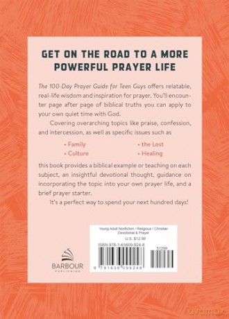 The 100-Day Prayer Guide for Teen Guys - Elijah Adkins [KSIĄŻKA]