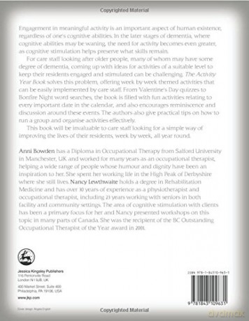 The Activity Year Book: A Week by Week Guide for Use in Elderly Day and Residential Care - Anni Bowden and Nancy Lewthwaite [KSIĄŻKA]