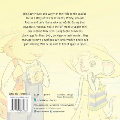 The Adventures of Lady Mouse and Wolfy - Beach Day Bother - Kayleigh Smith [KSIĄŻKA]