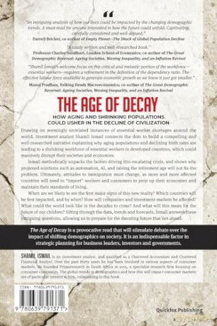 The Age of Decay: How Aging and Shrinking Populations could Usher in the Decline of Civilization - Shamil Ismail [KSIĄŻKA]