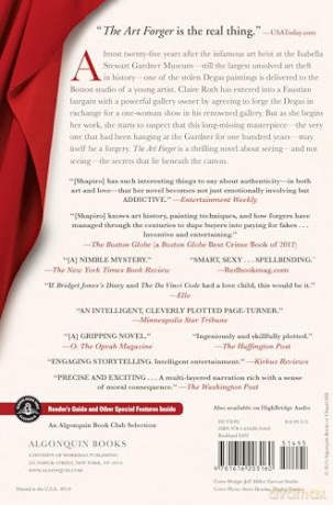 The Art Forger: A Novel - B. A. Shapiro [KSIĄŻKA]