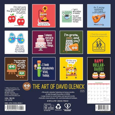 The Art of David Olenick 2025 Mini [KOMIKS]