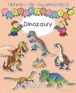 Obrazki dla naj. Naklejanki - Dinozaury. [KSĄŻKA]