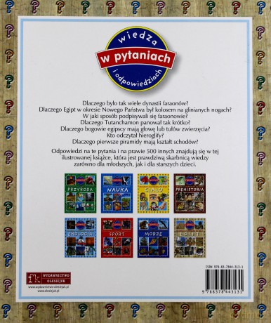Obrazkowa encyklopedia dla dzieci - Egipt [KSĄŻKA]