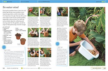 The best-ever step-by-step kid's first gardening: Fantastic Gardening Ideas for 5-12 Year Olds, from Growing Fruit and Vegetables and Fun with Flowers to Wildlife Gardening and Craft Projects - Jenny Hendy [KSIĄŻKA]