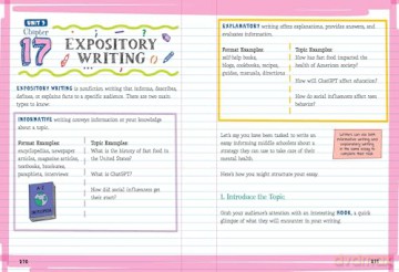 The Big Fat Middle School English Language Arts Workbook: 100+ ELA Practice Exercises (Big Fat Notebooks) [KSIĄŻKA]