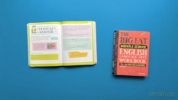 The Big Fat Middle School English Language Arts Workbook: 100+ ELA Practice Exercises (Big Fat Notebooks) [KSIĄŻKA]