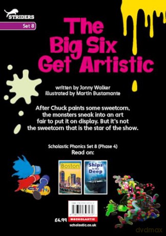The Big Six Get Artistic: The Big Six #2 - Little Wandle high-low decodable reader for ages 7+ (Striders Phonics Readers) - Jonny Walker [KSIĄŻKA]